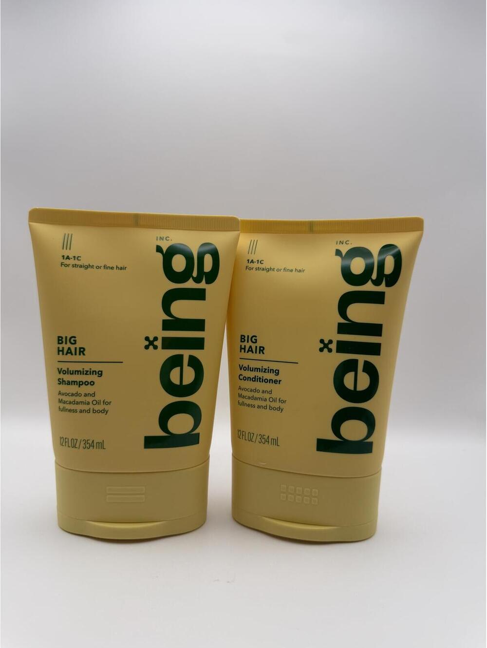 being BIG VOLUME Shampoo & Conditioner Set - 12oz Duo Thickening - Fine Hair NEW